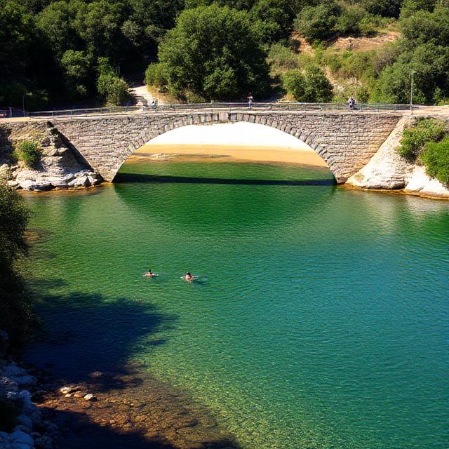 Ponte da Parada plage fluviale